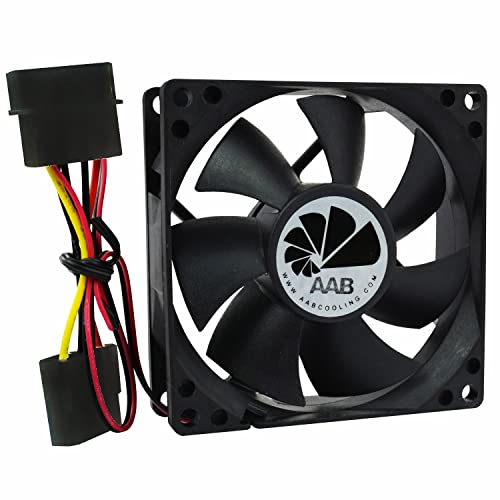 AABCOOLING Fan 8 - Leise und Efizient 80mm Gehäuselüfter - Ökonomische Reihe Für CPU Lüfter, Ventilator, Gehäuse Lüfter, Ventilator 12V, Gehäuselüfter 80mm 25 dB(A), 68 m3/h von AABCOOLING