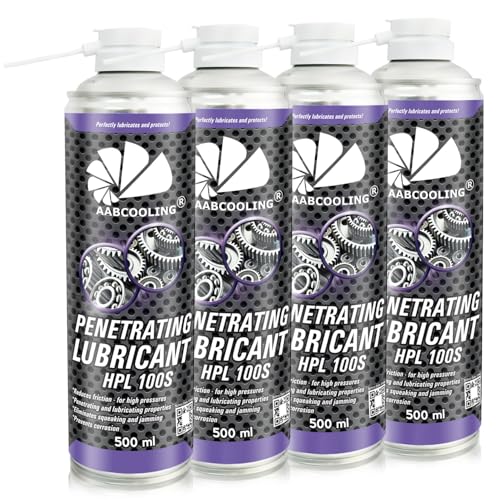 AABCOOLING Penetrating Lubricant HPL 100S, INDUSTRIEFETT HAFTSPRAY 4x500ml SPRAYDOSE MIT GLEITMITTEL-EFFEKT TRENN- & PFLEGEMITTEL FÜR METALLVERBINDUNGEN OHNE KUPFER K3 AABCOOLING Penetrating Lubricant HPL 100S, INDUSTRIEFETT HAFTSPRAY 4x500ml SPRAYDOSE MIT GLEITMITTEL-EFFEKT TRENN- & PFLEGEMITTEL FÜR METALLVERBINDUNGEN OHNE KUPFER K3 von AABCOOLING