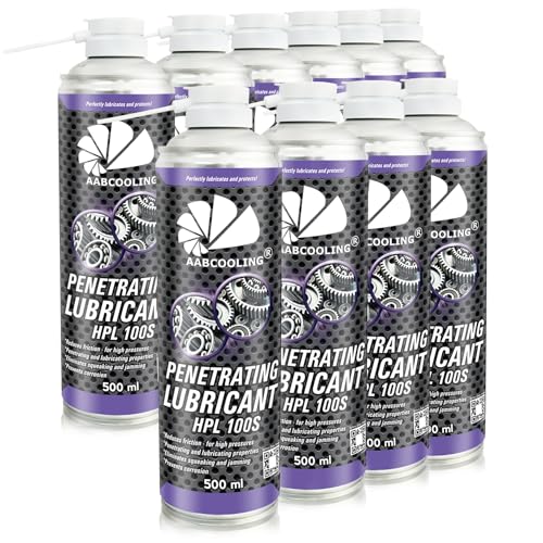 AABCOOLING Penetrating Lubricant HPL 100S, UNIVERSALFETT HAFTSPRAY 10x500ml GLEITMITTEL SPRAY FÜR SCHLOSS SCHARNIER UNI-HAFTSPRAY MULTIFUNKTIONSÖL TRENN-UND PFLEGEMITTEL K2 AABCOOLING Penetrating Lubricant HPL 100S, UNIVERSALFETT HAFTSPRAY 10x500ml GLEITMITTEL SPRAY FÜR SCHLOSS SCHARNIER UNI-HAFTSPRAY MULTIFUNKTIONSÖL TRENN-UND PFLEGEMITTEL K2 von AABCOOLING
