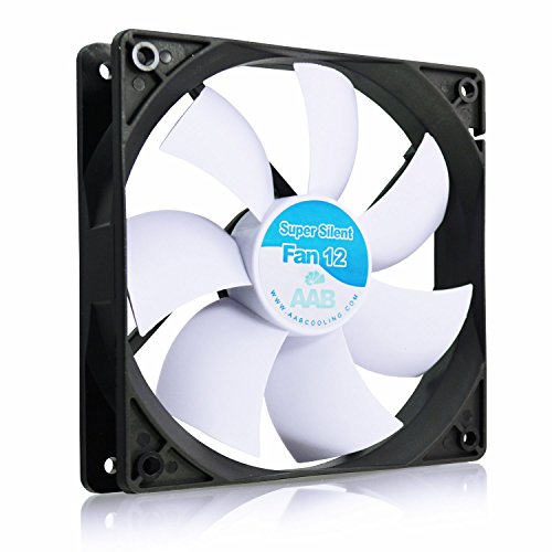 AABCOOLING Super Silent Fan 12 - Leise und Efizient 120mm Gehäuselüfter mit 4 Anti-Vibration-Pads - Prozessor Lüfter, PC Fan, PC Lüfter 120mm, Kühler, 13,9 dB(A), 64,5 m3/h von AABCOOLING