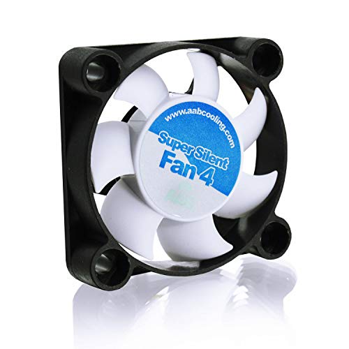 AABCOOLING Super Silent Fan 4 - Leise und Efizient 40mm Gehäuselüfter mit 4 Anti-Vibration-Pads - Mini Ventilator, 3D Drucker, Kühlung, CPU Kühler, PC Fan, 14,9 dB, 8,26 m3/h von AABCOOLING