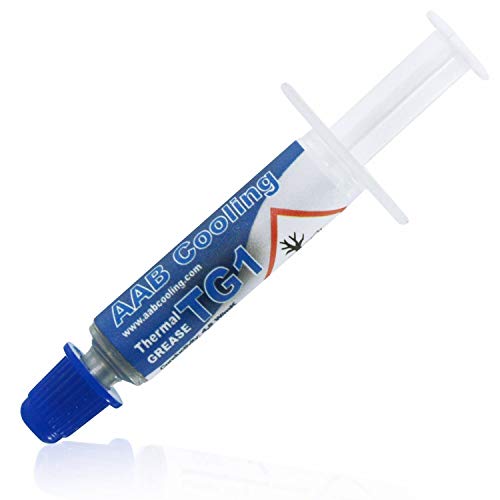 AABCOOLING Thermal Grease 1-0,5g - 4,8W/mK, Wärmeleitpaste Silber für CPU-PC Kühler-Lüfter Prozessor, Laptop Cooler, Wasserkühlung, Paste von AABCOOLING