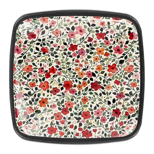 4 Stück Schubladenknöpfe Schrankknöpfe Und -Griffe Blumenmuster Aquarell Blumen 4 Stück Schubladenknöpfe Schrankknöpfe Und -Griffe Blumenmuster Aquarell Blumen von AADFAEWR