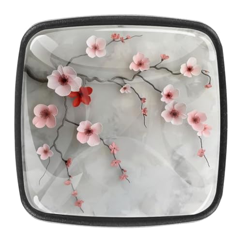 AADFAEWR 4 Stück Schubladenknöpfe Schrankknöpfe Und -Griffe Aquarellkolibris Blumen Blüte Schmetterling AADFAEWR 4 Stück Schubladenknöpfe Schrankknöpfe Und -Griffe Aquarellkolibris Blumen Blüte Schmetterling von AADFAEWR