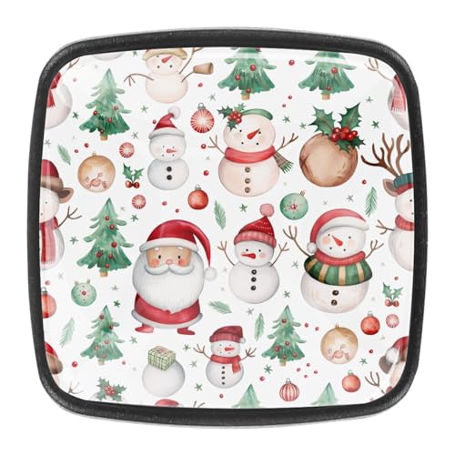 AADFAEWR 4 Stück Schubladenknöpfe Schrankknöpfe Und -Griffe Christmas Cute Snowman Patterns AADFAEWR 4 Stück Schubladenknöpfe Schrankknöpfe Und -Griffe Christmas Cute Snowman Patterns von AADFAEWR