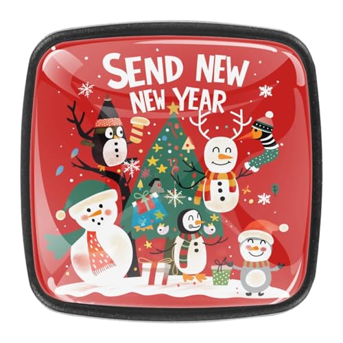 AADFAEWR 4 Stück Schubladenknöpfe Schrankknöpfe Und -Griffe Christmas Cute Snowman Penguin Features AADFAEWR 4 Stück Schubladenknöpfe Schrankknöpfe Und -Griffe Christmas Cute Snowman Penguin Features von AADFAEWR