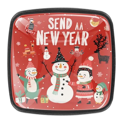 AADFAEWR 4 Stück Schubladenknöpfe Schrankknöpfe Und -Griffe Christmas Cute Snowman Penguin Features AADFAEWR 4 Stück Schubladenknöpfe Schrankknöpfe Und -Griffe Christmas Cute Snowman Penguin Features von AADFAEWR