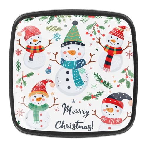 AADFAEWR 4 Stück Schubladenknöpfe Schrankknöpfe Und -Griffe Christmas Snowman Patterns Cute AADFAEWR 4 Stück Schubladenknöpfe Schrankknöpfe Und -Griffe Christmas Snowman Patterns Cute von AADFAEWR