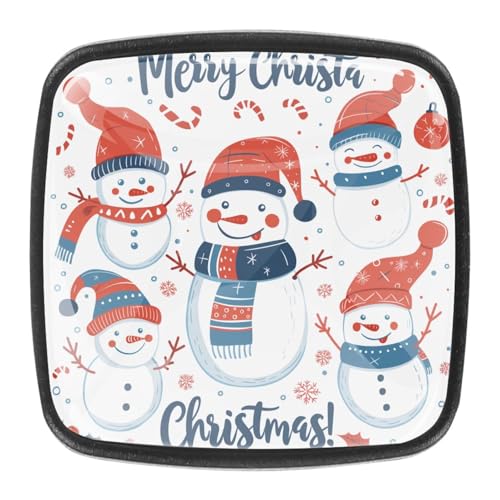 AADFAEWR 4 Stück Schubladenknöpfe Schrankknöpfe Und -Griffe Christmas Snowman Patterns Cute AADFAEWR 4 Stück Schubladenknöpfe Schrankknöpfe Und -Griffe Christmas Snowman Patterns Cute von AADFAEWR