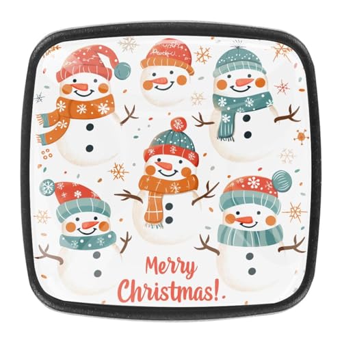 AADFAEWR 4 Stück Schubladenknöpfe Schrankknöpfe Und -Griffe Christmas Snowman Patterns Cute AADFAEWR 4 Stück Schubladenknöpfe Schrankknöpfe Und -Griffe Christmas Snowman Patterns Cute von AADFAEWR
