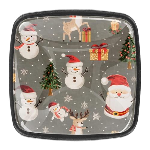 AADFAEWR 4 Stück Schubladenknöpfe Schrankknöpfe Und -Griffe Christmas Snowman Patterns AADFAEWR 4 Stück Schubladenknöpfe Schrankknöpfe Und -Griffe Christmas Snowman Patterns von AADFAEWR