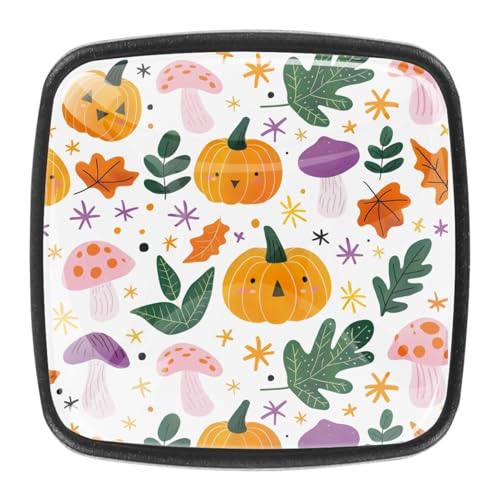 AADFAEWR 4 Stück Schubladenknöpfe Schrankknöpfe Und -Griffe Cute Pumpkins Halloween Patterns AADFAEWR 4 Stück Schubladenknöpfe Schrankknöpfe Und -Griffe Cute Pumpkins Halloween Patterns von AADFAEWR
