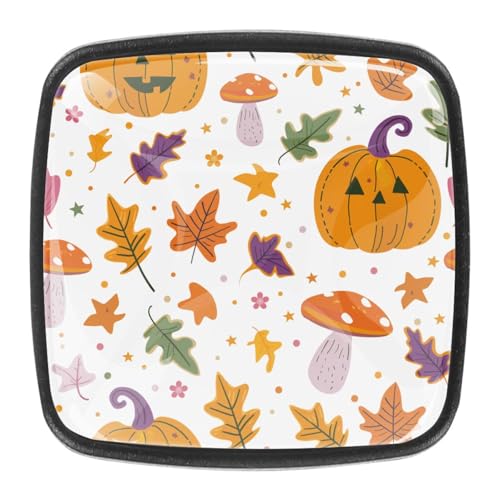 AADFAEWR 4 Stück Schubladenknöpfe Schrankknöpfe Und -Griffe Cute Pumpkins Halloween Patterns AADFAEWR 4 Stück Schubladenknöpfe Schrankknöpfe Und -Griffe Cute Pumpkins Halloween Patterns von AADFAEWR