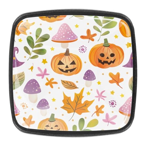 AADFAEWR 4 Stück Schubladenknöpfe Schrankknöpfe Und -Griffe Cute Pumpkins Halloween Patterns AADFAEWR 4 Stück Schubladenknöpfe Schrankknöpfe Und -Griffe Cute Pumpkins Halloween Patterns von AADFAEWR