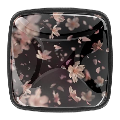 AADFAEWR 4 Stück Schubladenknöpfe Schrankknöpfe Und -Griffe Falling Cherry Blossom Petals AADFAEWR 4 Stück Schubladenknöpfe Schrankknöpfe Und -Griffe Falling Cherry Blossom Petals von AADFAEWR