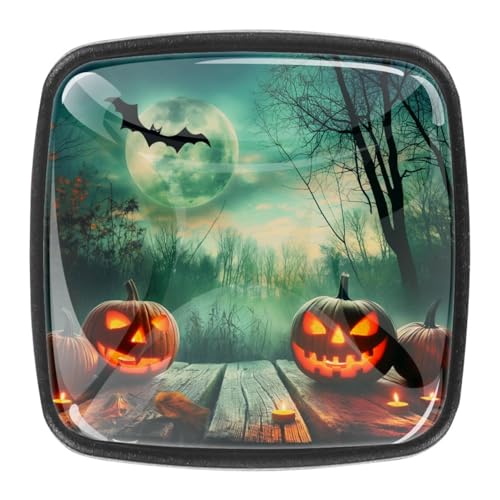 AADFAEWR 4 Stück Schubladenknöpfe Schrankknöpfe Und -Griffe Halloween Gruselige Kürbisse AADFAEWR 4 Stück Schubladenknöpfe Schrankknöpfe Und -Griffe Halloween Gruselige Kürbisse von AADFAEWR