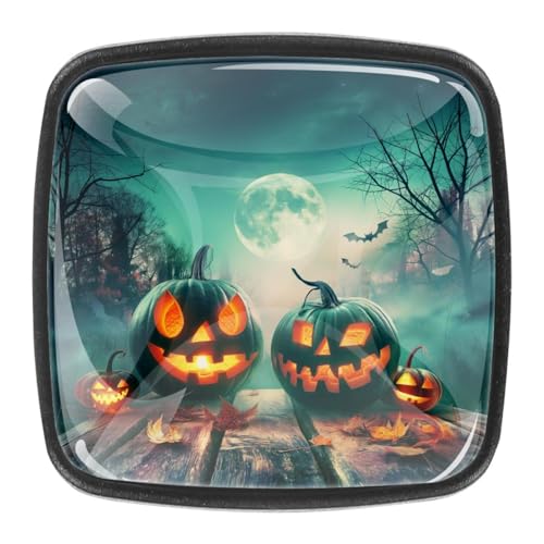 AADFAEWR 4 Stück Schubladenknöpfe Schrankknöpfe Und -Griffe Halloween Gruselige Kürbisse AADFAEWR 4 Stück Schubladenknöpfe Schrankknöpfe Und -Griffe Halloween Gruselige Kürbisse von AADFAEWR
