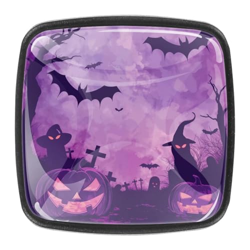 AADFAEWR 4 Stück Schubladenknöpfe Schrankknöpfe Und -Griffe Halloween Mit Kürbissen AADFAEWR 4 Stück Schubladenknöpfe Schrankknöpfe Und -Griffe Halloween Mit Kürbissen von AADFAEWR
