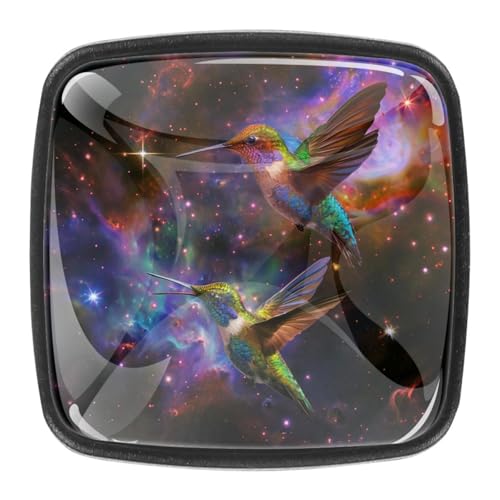 AADFAEWR 4 Stück Schubladenknöpfe Schrankknöpfe Und -Griffe Kolibris Sternenhimmel-Galaxie AADFAEWR 4 Stück Schubladenknöpfe Schrankknöpfe Und -Griffe Kolibris Sternenhimmel-Galaxie von AADFAEWR
