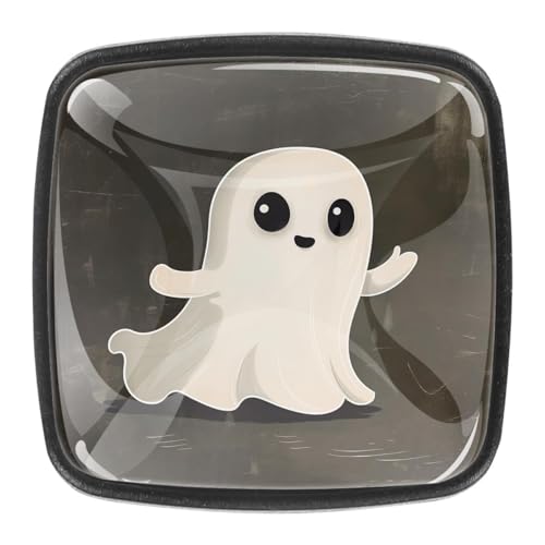 AADFAEWR 4 Stück Schubladenknöpfe Schrankknöpfe Und -Griffe Niedliches Gespenst Halloween AADFAEWR 4 Stück Schubladenknöpfe Schrankknöpfe Und -Griffe Niedliches Gespenst Halloween von AADFAEWR