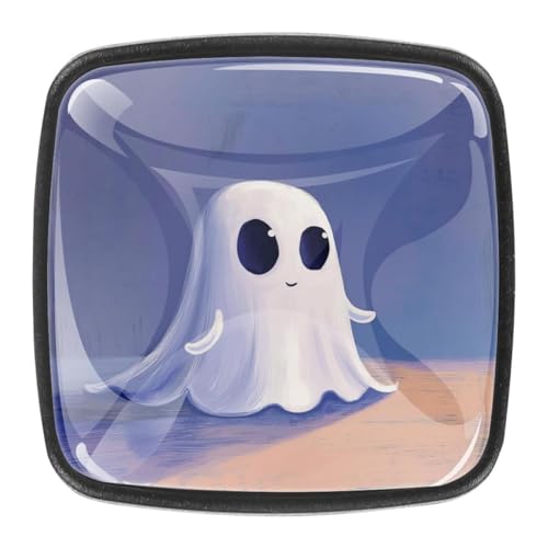 AADFAEWR 4 Stück Schubladenknöpfe Schrankknöpfe Und -Griffe Niedliches Gespenst Halloween AADFAEWR 4 Stück Schubladenknöpfe Schrankknöpfe Und -Griffe Niedliches Gespenst Halloween von AADFAEWR