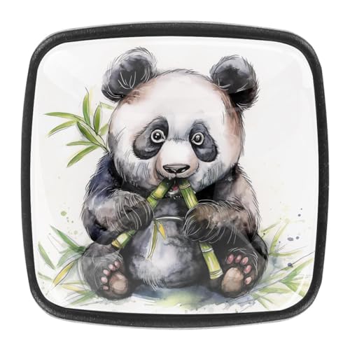 AADFAEWR 4 Stück Schubladenknöpfe Schrankknöpfe Und -Griffe Panda AADFAEWR 4 Stück Schubladenknöpfe Schrankknöpfe Und -Griffe Panda von AADFAEWR