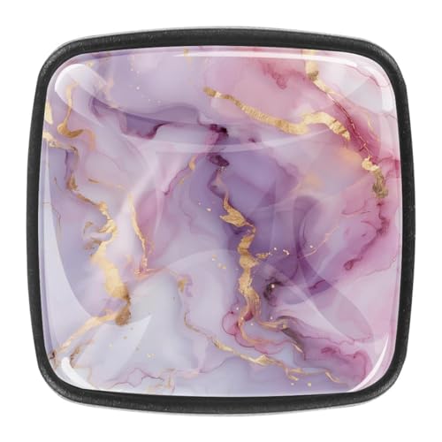 AADFAEWR 4 Stück Schubladenknöpfe Schrankknöpfe Und -Griffe Pink Marble Patterns AADFAEWR 4 Stück Schubladenknöpfe Schrankknöpfe Und -Griffe Pink Marble Patterns von AADFAEWR
