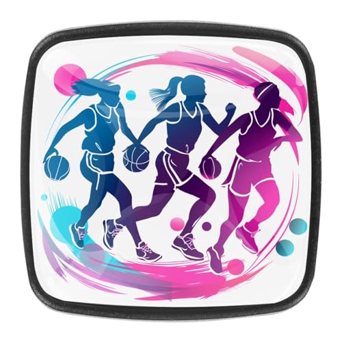AADFAEWR 4 Stück Schubladenknöpfe Schrankknöpfe Und -Griffe Sports Basketball AADFAEWR 4 Stück Schubladenknöpfe Schrankknöpfe Und -Griffe Sports Basketball von AADFAEWR