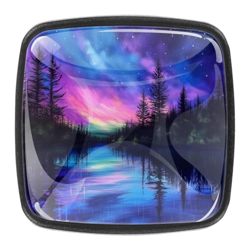 AADFAEWR 4 Stück Schubladenknöpfe Schrankknöpfe Und -Griffe Tree Night Landscape AADFAEWR 4 Stück Schubladenknöpfe Schrankknöpfe Und -Griffe Tree Night Landscape von AADFAEWR