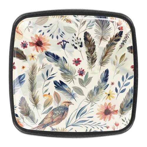 AADFAEWR 4 Stück Schubladenknöpfe Schrankknöpfe Und -Griffe Watercolor Colorful Spots AADFAEWR 4 Stück Schubladenknöpfe Schrankknöpfe Und -Griffe Watercolor Colorful Spots von AADFAEWR