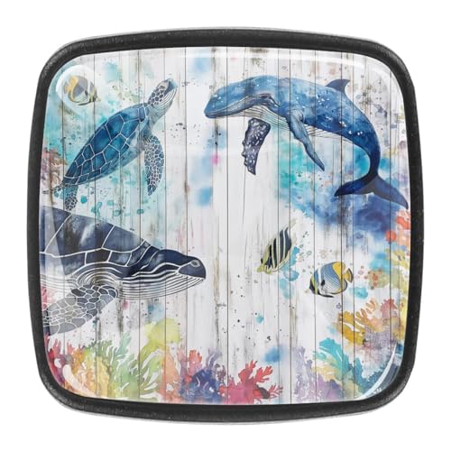 AADFAEWR 4 Stück Schubladenknöpfe Schrankknöpfe Und -Griffe Weißer Drache Rosa Blumen Sea Wave AADFAEWR 4 Stück Schubladenknöpfe Schrankknöpfe Und -Griffe Weißer Drache Rosa Blumen Sea Wave von AADFAEWR