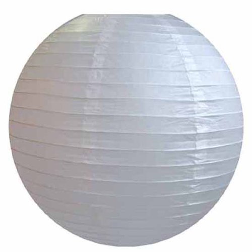 AAF Nommel ® 501, Lampion 1 Stk. Papier weiss japanisch rund klein Durchmesser 20 cm von AAF Nommel