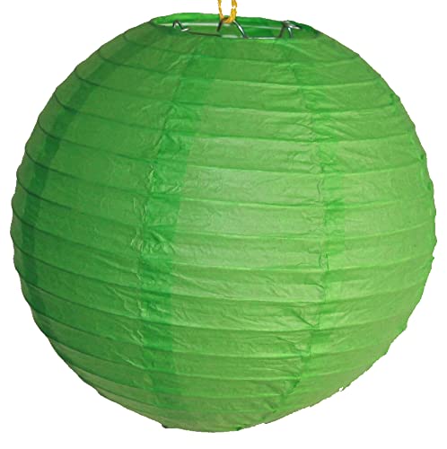 AAF Nommel ® 502, Lampion 1 Stk. Papier grün japanisch rund klein Durchmesser 20 cm von AAF Nommel