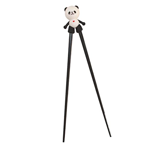 AAF Nommel ® Essstäbchen Chopsticks + 1 Clip Essstäbchenhelfer aus Gummi, Motiv Panda, Nr. 067 von AAF Nommel