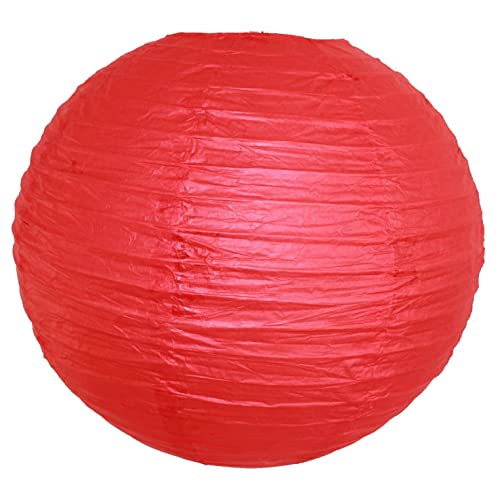 AAF Nommel Lampion Rot Lampenschirm Deckenleuchte Lampions Laternen Papier Durchmesser 30cm von AAF Nommel