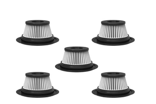 AAFGVC Superstarker Akku-Staubsauger mit automatischer Stauberkennung/bis zu 60 Minuten Laufzeit Intelligent einstellbare Saugkraft für Teppichböden und Tierheime (Hepa-filtern,5pcs) von AAFGVC