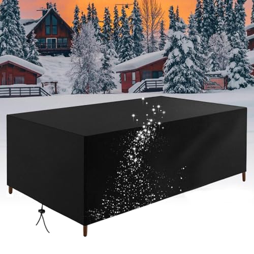 AAFUOO Gartenmöbel Abdeckung Winterfest 200x90x90cm/LxWxH Cube/Rechteckig Multi Größe Abdeckung für Gartenmöbel für Gartentische, Wasserdicht Winddicht Anti-UV Abdeckhauben für Stuhl und Tisch Sofa von AAFUOO