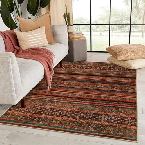 AAFUOO Teppiche im marokkanischen Stil für Wohnzimmer, Bohemian-Ethno-Schlafzimmerteppiche im südwestlichen Stil, große weiche geometrische Teppiche für unter den Esstisch, Braun, 150 x 250 cm AAFUOO Teppiche im marokkanischen Stil für Wohnzimmer, Bohemian-Ethno-Schlafzimmerteppiche im südwestlichen Stil, große weiche geometrische Teppiche für unter den Esstisch, Braun, 150 x 250 cm von AAFUOO
