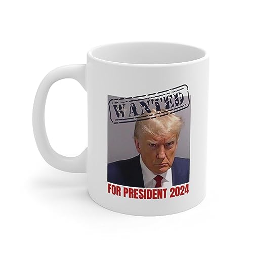AAKOMA Trump Booking Kaffeetasse, 350 ml Neuheitsbecher mit Trump-Buchung - Party-Fotokabinen-Requisiten für kaltes Sodawasser, Milchtee, Milchpulver, Sojamilch, warmes Wasser, heißen Kaffee von AAKOMA