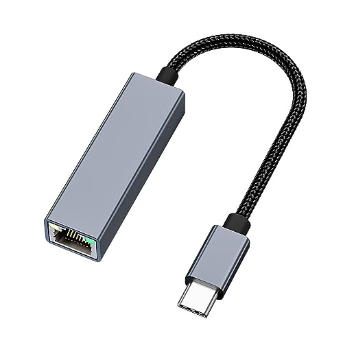 Ethernet-Adapter, 1000 Mbit/s, Netzwerkadapter mit schnellem und stabilem Netzwerk, Ethernet-Adapter für Laptop, tragbarer Ethernet-Adapter, Adapt von AAKOMA