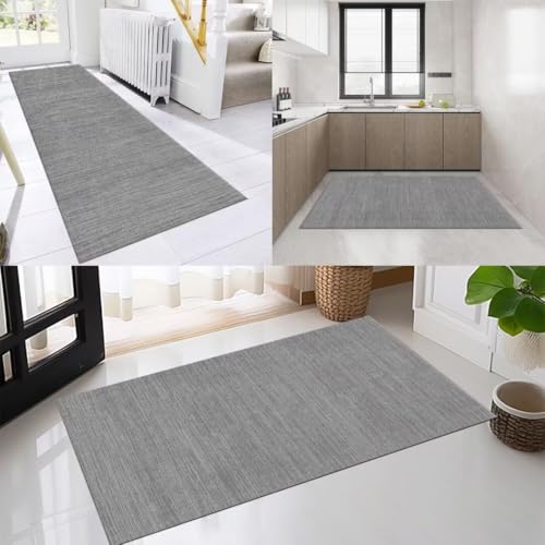 AAKSUS Läufer Flur Küche Waschbar rutschfest 60x90cm Abstrakt Grau Lang Küchenteppich Flurteppich Teppich Fur Korridor Wohnzimmer Schlafzimmer Meterware Anpassbar AAKSUS Läufer Flur Küche Waschbar rutschfest 60x90cm Abstrakt Grau Lang Küchenteppich Flurteppich Teppich Fur Korridor Wohnzimmer Schlafzimmer Meterware Anpassbar von AAKSUS