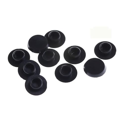 10PCS M5-24 Praktische schwarze Sechskantbefestigungen Schrauben Abdeckungen Kappen Inbusschraube Schraubenmutter Rundkopf-Abdeckkappenschutz-M8 von AALINE