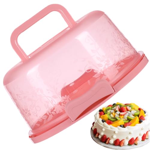 Boxen für Kuchen,Kuchensichere Transportbox - Transparenter Cupcake-Halter in Lebensmittelqualität mit Deckel,Wiederverwendbare, lebensmittelsparende Aufbewahrungsbox mit Griff und Verschlussschnalle Boxen für Kuchen,Kuchensichere Transportbox - Transparenter Cupcake-Halter in Lebensmittelqualität mit Deckel,Wiederverwendbare, lebensmittelsparende Aufbewahrungsbox mit Griff und Verschlussschnalle von AALLYN