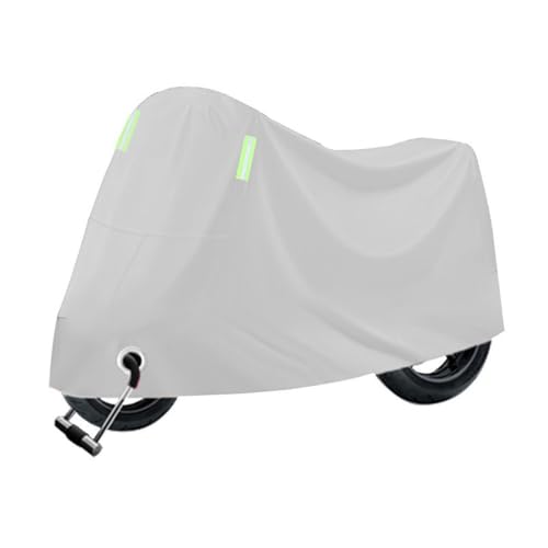 AALXF Motorrad Abdeckplane für BMW CE 04 2022 2023 2024,Outdoor Motorad Abdeckung Wasserdicht Oxford Motorradabdeckung Winterfest Motorrad Plane für Motoroller Moped, B-Silver von AALXF