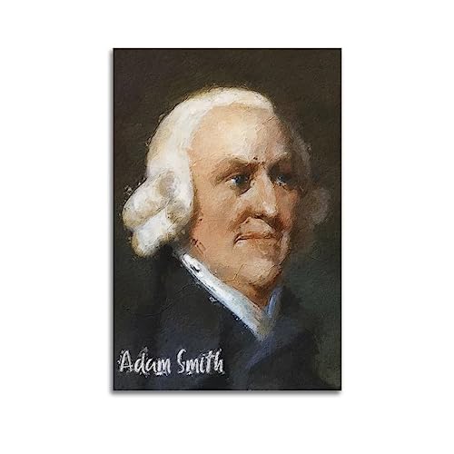 Adam Smith Gemälde-Poster, dekoratives Gemälde, Leinwand, Wandposter und Kunstdruck, modernes Familienschlafzimmer-Dekor-Poster, 30 x 45 cm von AAMNA
