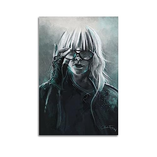 Atomic Blondes Poster, dekoratives Gemälde, Leinwand, Wandposter und Kunstdruck, modernes Familienschlafzimmer-Dekor-Poster, 60 x 90 cm von AAMNA