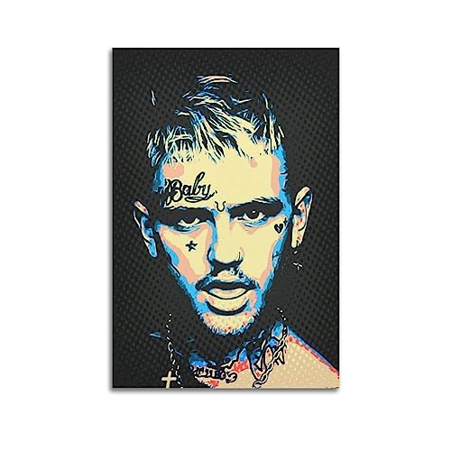 Lil Peep-Poster, dekoratives Gemälde, Leinwand, Wandposter und Kunstdruck, modernes Familienschlafzimmer-Dekor-Poster, 50 x 75 cm von AAMNA