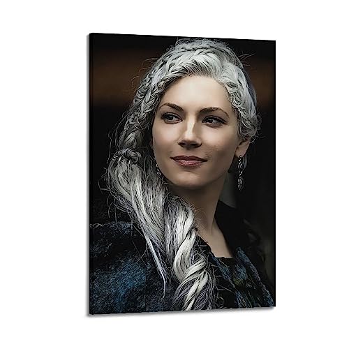 Vikings Lagertha Poster, dekoratives Gemälde, Leinwand, Wandposter und Kunstdruck, modernes Familienschlafzimmer, Dekoration, Poster, 30 x 45 cm von AAMNA