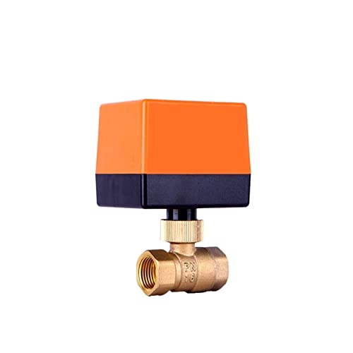 1/2 "3/4" 1 "2" elektrisches Kugelventil AC220V 3 -Wire 2-Wege-Steuermessing-Gewinde elektrische Kugelventil Stallmotorisiertes Kugelventil(1/2",12VDC) von AANAN