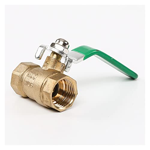 AANAN 1/2 '' Messingkugelventil Männlich Compatible with weiblichen Wasser -Gasölventil mit Hebelgriff Kupferleitungsventil(Female to Female) von AANAN